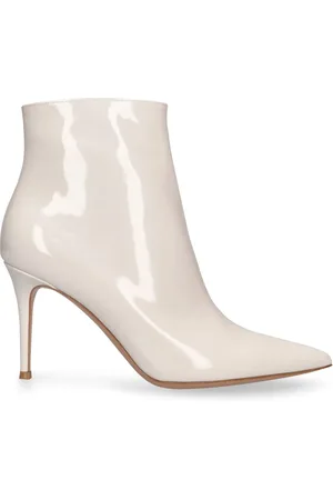 Gianvito Rossi 85mm Patent Leather Ankle Boots