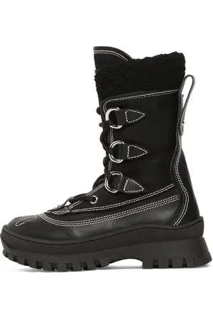Dsquared2 Leather & Tech Snow Boots