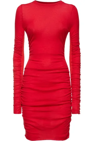 Jacquemus La Robe Maille Nodo Wool Blend Dress