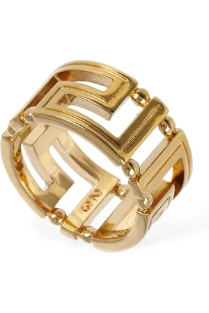 VERSACE Greek Motif Band Ring