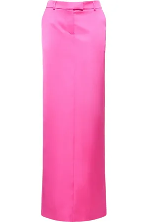 GIUSEPPE DI MORABITO Tailored Satin Long Skirt