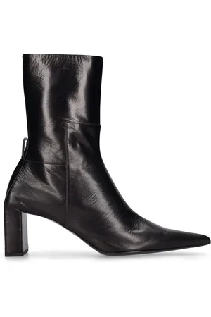 Jil Sander 70mm Leather Ankle Boots