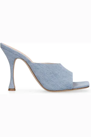 MAGDA BUTRYM 105mm Denim Mule Sandals