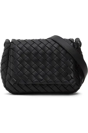 Bottega Veneta Small Cobble Leather Messenger Bag