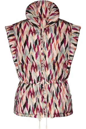 Marant Etoile Toby Printed Nylon Puffer Vest