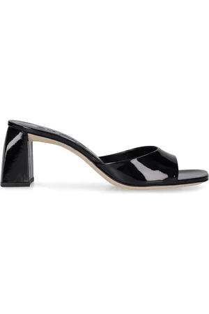 By Far 70mm Romy Patent Leather Mules