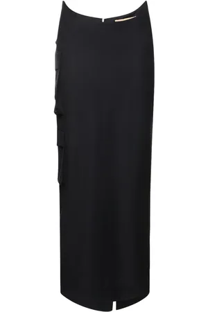 AYA MUSE Stok Wool Midi Skirt