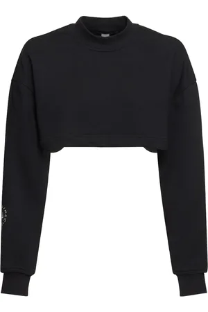 adidas Sportswear Crop Open-back Sweatshirt