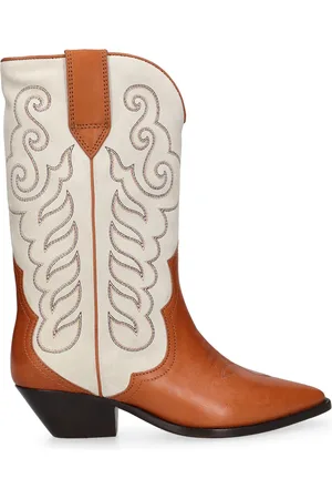 Isabel Marant 40mm Duerto Leather Ankle Boots