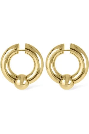 Balenciaga Mega Brass Earrings
