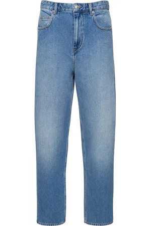 Marant Etoile Corsy Cotton Denim Wide Jeans