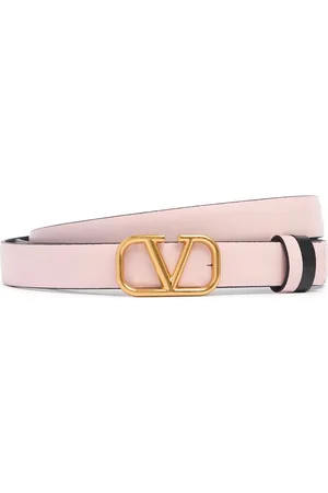 VALENTINO GARAVANI 20mm Vlogo Reversible Leather Belt