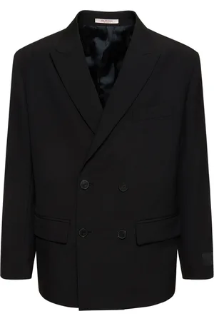 VALENTINO Double Breast Wool Blazer