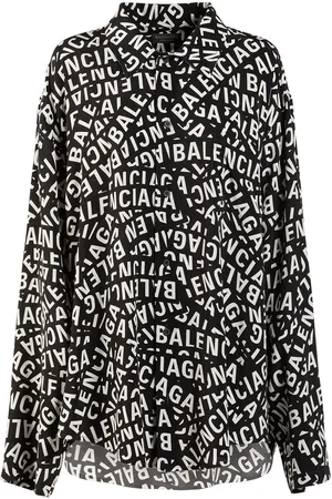 Balenciaga Cupro & Viscose Minimal Shirt