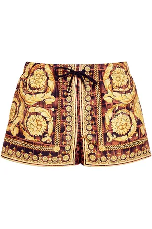 VERSACE Cocco Barocco Printed Nylon Swim Shorts