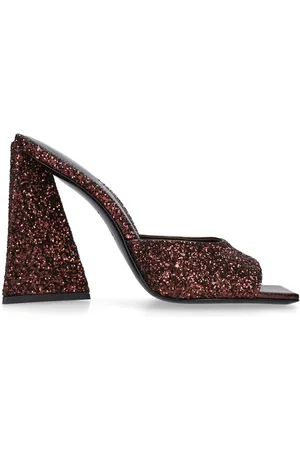 The Attico 115mm Devon Glittered Mules