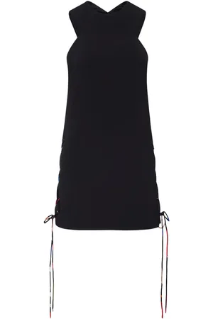 Puccini Crepe Side Lace-up Mini Dress
