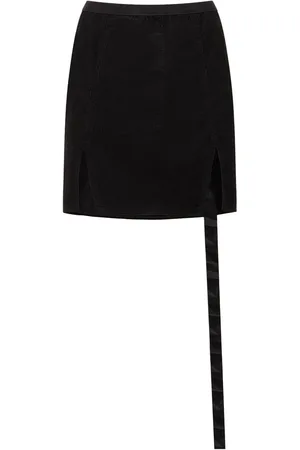 Rick Owens Lido Cotton Corduroy Mini Skirt