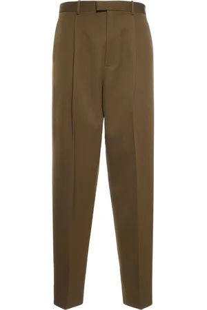 Bottega Veneta Sartorial Grain De Poudre Pleated Pants