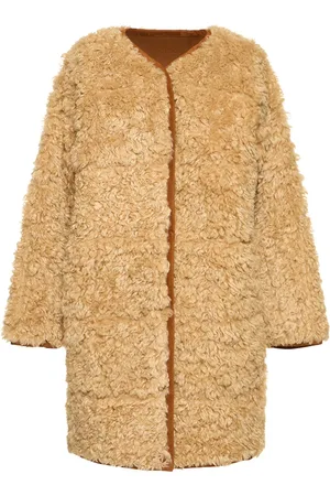 Stand Studio Paola Faux Shearling Coat