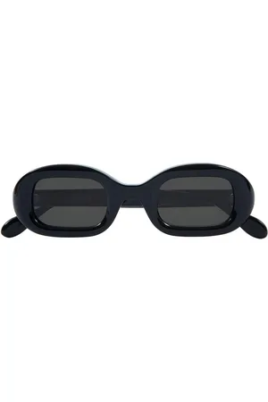 Delarge Flow Oval Acetate Sunglasses