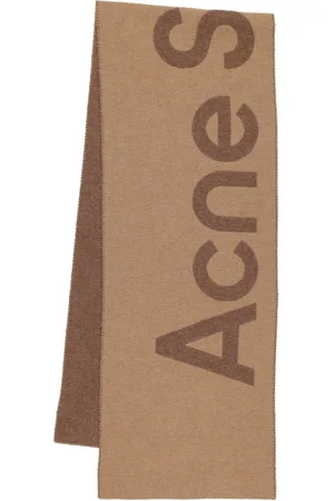 Acne Studios Acne Logo Wool Scarf