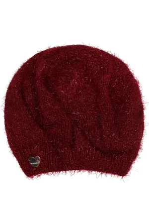 MONNALISA Fuzzy Knit Lurex Hat