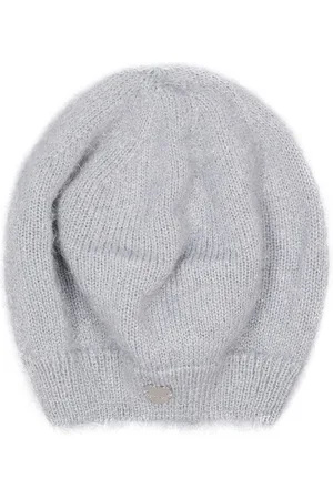 MONNALISA Fuzzy Knit Lurex Hat