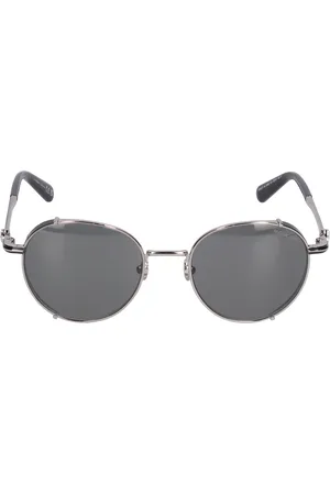 Moncler Round Metal Sunglasses