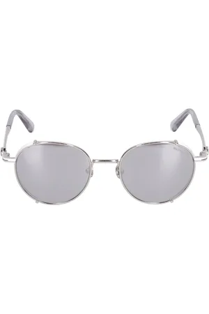 Moncler Round Metal Sunglasses