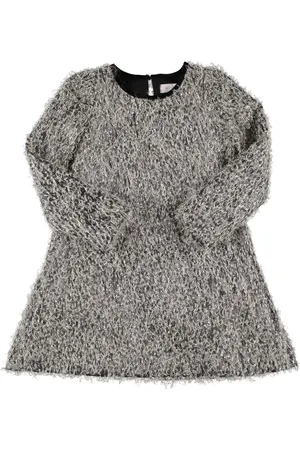 MONNALISA Fringed Lurex Dress