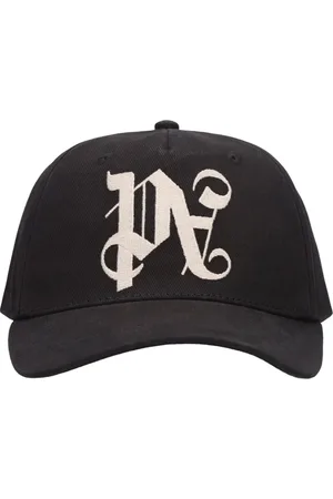 Palm Angels Monogram Cotton Baseball Cap