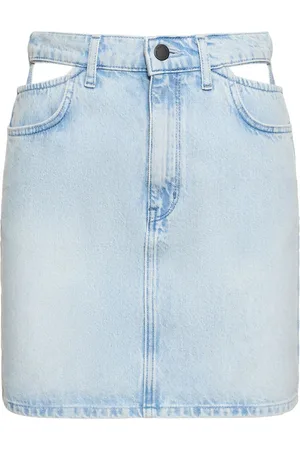 Triarchy Ms. Stone High Rise Denim Mini Skirt