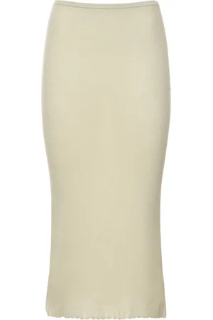 Guest In Residence Lvr Exclusive Cashmere Midi Skirt
