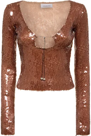16Arlington Lvr Exclusive Solaris Sequined Top