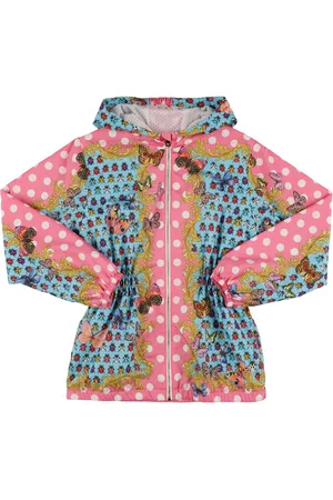 VERSACE Printed Hooded Jacket