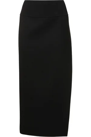 Auralee Wool Midi Skirt