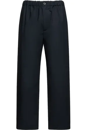 Jil Sander Water Repellent Relaxed Fit Cotton Pants