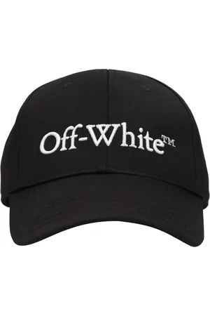OFF-WHITE Bookish Logo Cotton Baseball Cap