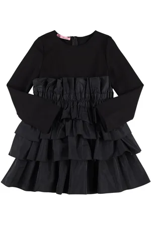 MISS BLUMARINE Punto Milano & Poplin Dress