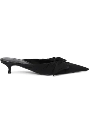 Balenciaga 40mm Knife Nylon Knot Mules
