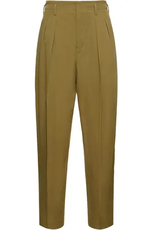 LEMAIRE Pleated Tapered Wool Pants