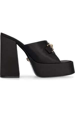 VERSACE 120mm Satin Mules