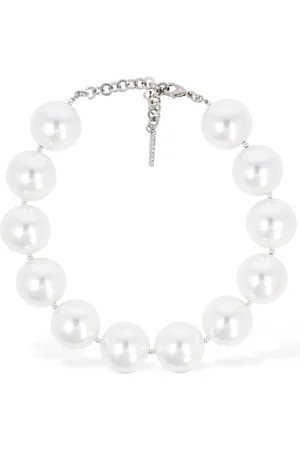 Alessandra Rich Faux Pearl Necklace