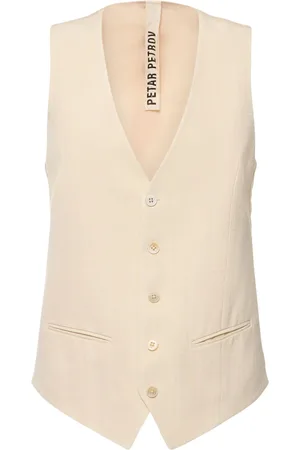 PETAR PETROV Twill Tailored Vest