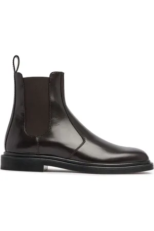 The Row 20mm Elastic Ranger Leather Ankle Boots