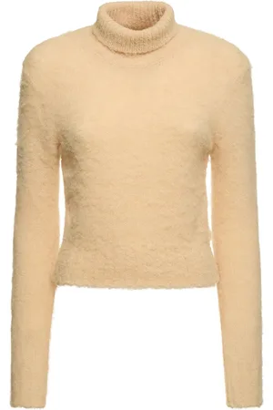 Ami Brushed Alpaca Blend Turtleneck Sweater