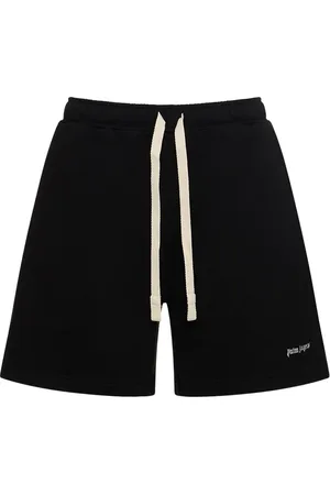 Palm Angels Cotton Sweat Shorts W/logo
