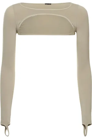 ANDREADAMO Sculpting Jersey Harness Long Sleeve Top