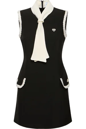 Casablanca Jacky Silk Blend Tailored Mini Dress